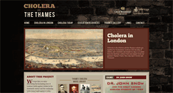 Desktop Screenshot of choleraandthethames.co.uk
